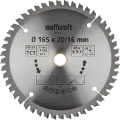 Wolfcraft - Cirkelzaagblad 165x20mm - 48 Tanden - Zaagblad voor Cirkelzaag - Serie lila - 6621000