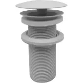 Wiesbaden UniMatch open afvoerplug verlengd 5/4" mat wit
