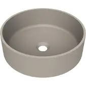 Arcqua case opbouw waskom rond 40 mat klei