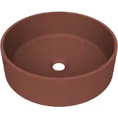 Arcqua Case waskom - rond - 40cm - mat terracotta WAS754700