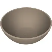 Arcqua Waskom Prince Opbouw 38x14 cm Rond Mat Truffel