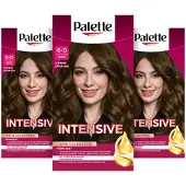 Palette 3x Intensive Oil-care Color Haarkleuring 600 Lichtbruin