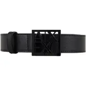 Armani Exchange Dames Zwarte riem (70cm), Casual, Synthetisch, Imitatieleer 9411300A87400020