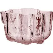 Kosta Boda Crackle kaarsenhouder 5,8 cm Roze