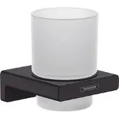 Hansgrohe AddStoris tandenborstelhouder mat zwart
