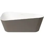 Zydra Vrijstaand ligbad sottovento 170x80 cm moka