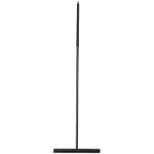 Sealskin Vloerwisser Deluxe RVS 40 cm Mat Zwart (incl. Flexibele Schroefhaak)