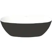 Zydra Vrijstaand ligbad como 170x80 cm br negro
