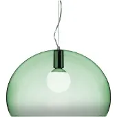 Kartell Design hanglamp FL/Y, dimbaar, groen, Woon-/ Eetkamer, Kunststof, Design, hanglamp