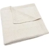 Jollein - Deken Ledikant 100x150cm - Dekentje Baby - Grain Knit - Oatmeal