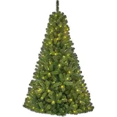 Black Box Kunstkerstboom Charlton Hangend Met 230 Lampjes Warm Wit D 127 H 185 Cm