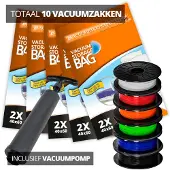 Pro Pakket Vacuumzakken voor Filament [Set 10 Zakken+Pomp]