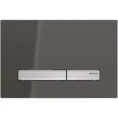 Geberit Bedieningsplaat sigma 50 df spiegelend rookglas