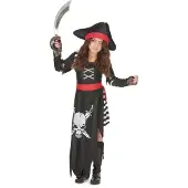 Vegaoo Zeerover outfit voor meisjes - Verkleedkleding - 116/122