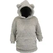 Unique living hoodie kids pippa chateau grey -50x70cm