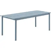 Muuto Linear Steel tafel 200x75 cm Pale blue