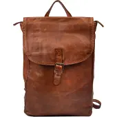 Bear design Cow Lavato Backpack cognac