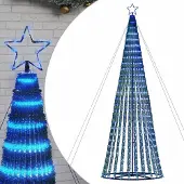 vidaXL LED-kerstboom 1028 LEDs 403 cm blauw