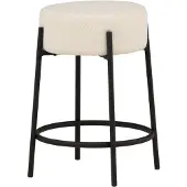 Ebuy24 Tucson barstoel hoogte 60cmwit.