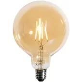 LUEDD E27 dimbare LED goud G125 5W 450 lm 3000K