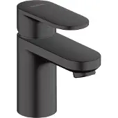 Hansgrohe Wastafelmengkraan vernis blend 70 eengreeps met trekwaste mat zwart