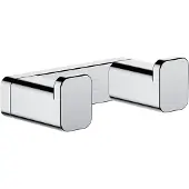 Hansgrohe AddStoris dubbele handdoekhaak chroom