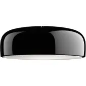 Flos Smithfield Plafondlamp Glossy Black | LED Dimmable Push