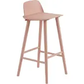 Muuto Nerd barkruk 75 cm Tan rose