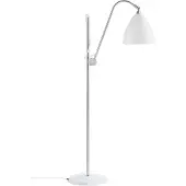 Gubi Bestlite BL3 Vloerlamp Chrome|Matt White | Medium