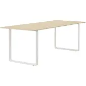 Muuto 70/70 eettafel 225x90 cm Solid oak-White