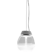 Artemide Hanglampe , Empatia, dimbare, Doorzichtig, Woonkamer, Glas, Designer