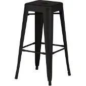 Svea - Metpe barkruk 76 cm - zwart