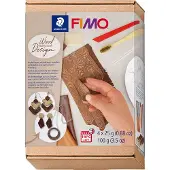 Staedtler - ovenhardende boetseerklei - how-to-create-set - wood-effect