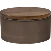 Mette Ditmer Modest pot met deksel Ø10,5 cm Walnut