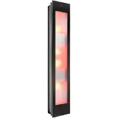Sunshower Zwart Combi opbouw infrarood en UV lamp 145x30x20cm