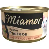 Miamor 12x85g Pastei Gevogelte & Lever Kattenvoer