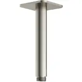 Hotbath Plafondbuis gal 15 cm vierkant geborsteld nikkel pvd