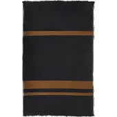 Libeco Plaid Oscar Black Stripe-135 x 220 cm