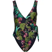 ONLY Badpak 'ONLJulie' turquoise / groen / pink / zwart