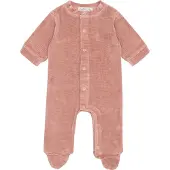 Witlof for kids boxpakje Dusty Pink velvet rib Roze Meisjes Fluweel Ronde hals - maat 62/68