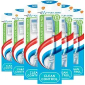 Aquafresh 6x Tandenborstel Clean Control Soft
