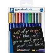 Staedtler metallic calligraphy pen set 10 kleuren