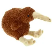 Merkloos Pluche kiwi vogel knuffel 19 cm - Dieren speelgoed knuffels - Vogel knuffels