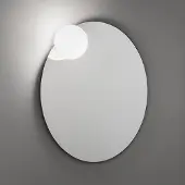 Estiluz Circ Ronde Spiegel met Wandlamp
