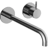 Hotbath Cobber 2-gats inbouw wastafelkraan 25cm chroom