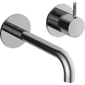 Hotbath Cobber CB105EXT18 afbouwdeel inbouw wastafelkraan met 18cm uitloop chroom
