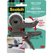 Scotch - Plakbandhouder Clip C19 donkergrijs + 1rol magic e 19mmx8.89m