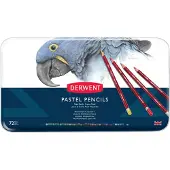 Derwent Pastel Potloden - Assortiment in blik - 4mm - 72 stuks