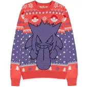 Difuzed Pokémon - Gengar Kersttrui - L - Roze/Paars