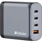 Verbatim - GNC-140 GaN Charger 4 Port 140W USB-A/USB-C